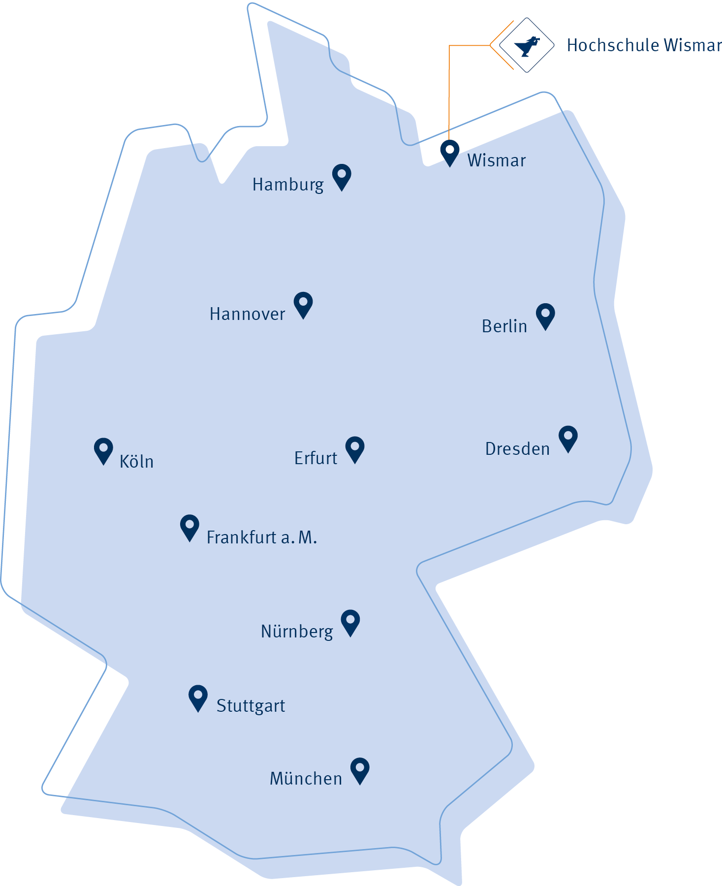 Standorte Lean Management | WINGS-Fernstudium