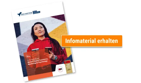 Master Digital Commerce, Marketing & Psychology Broschuere anfordern | WINGS-Fernstudium