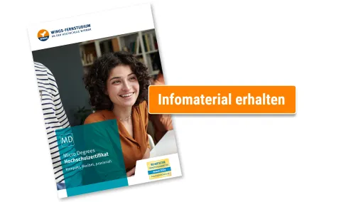 Infomaterial Micro Degrees | WINGS-Fernstudium