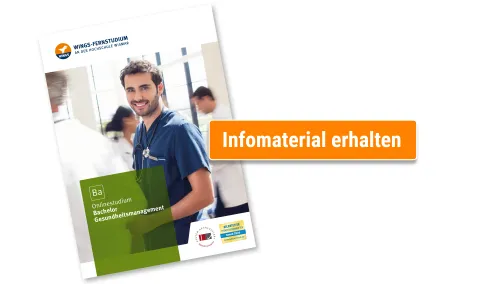 Bachelor Gesundheitsmanagement Infomaterial anfordern | WINGS-Fernstudium