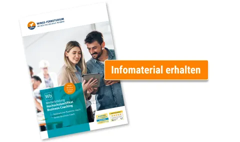 Weiterbildung Coaching Broschüre anfordern | WINGS-Fernstudium