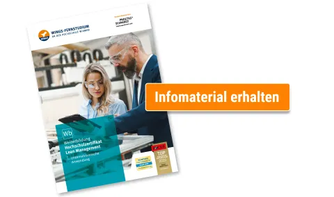 Weiterbildung Lean Management Broschüre anfordern | WINGS-Fernstudium