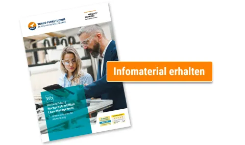 Weiterbildung Lean Management Broschüre anfordern | WINGS-Fernstudium