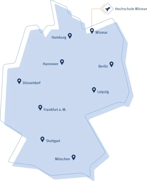 Standorte Master Energietechnik & Management | WINGS-Fernstudium